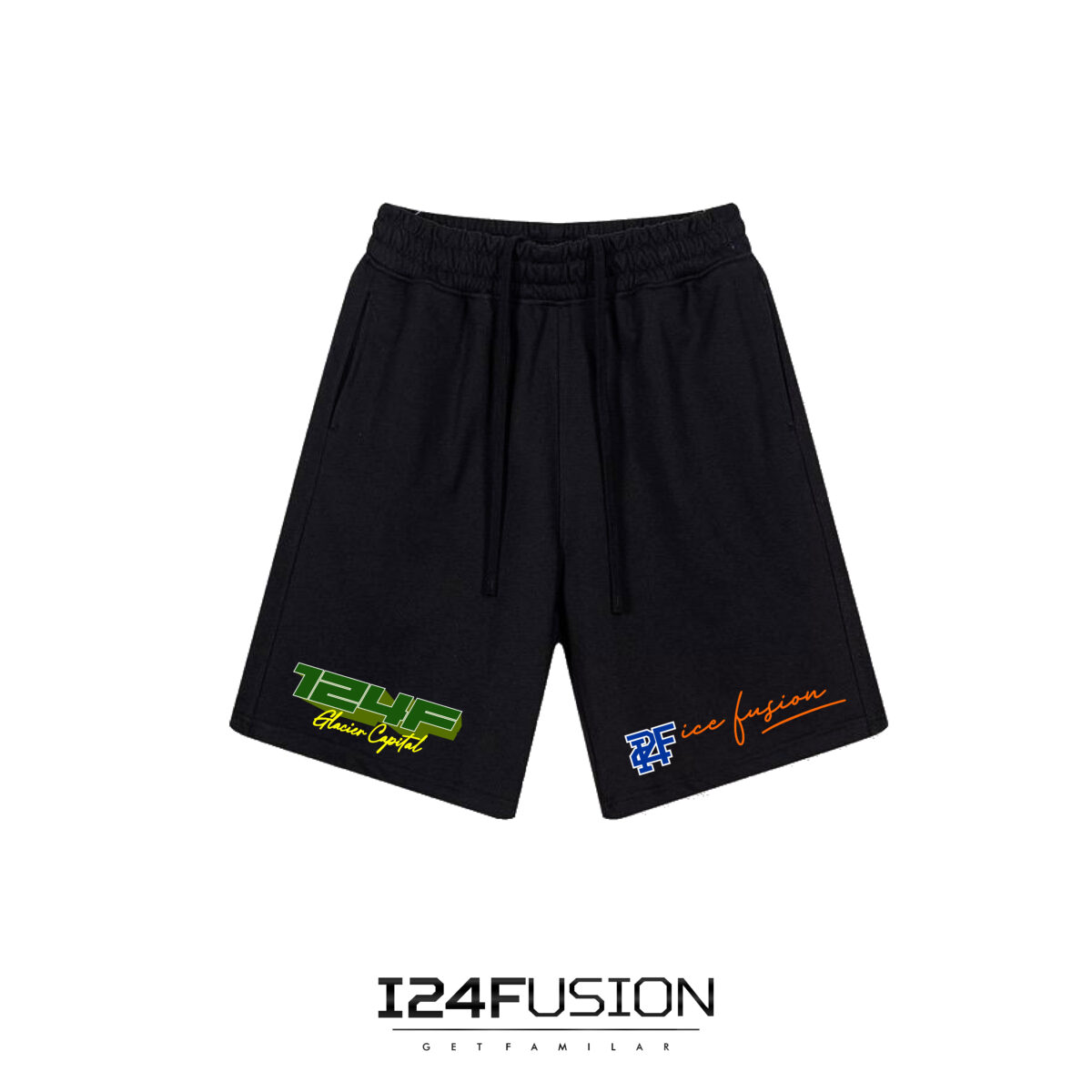 I24F 2 Piece Armless & Shorts Black - Image 2