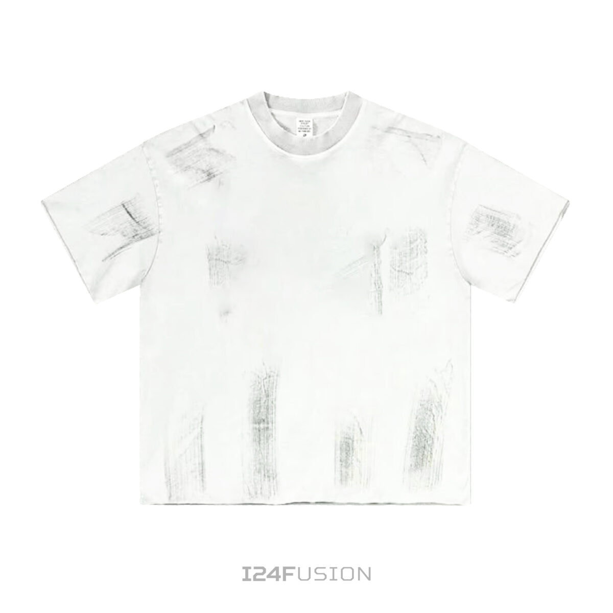 I24F Rhinestone Tshirt Wash White - Image 2