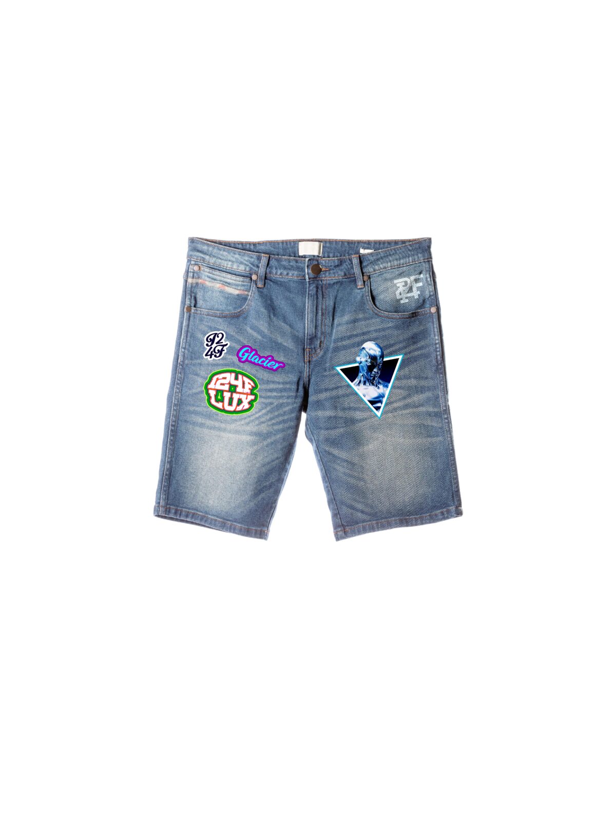 I24F Glacier Lux jeans Jorts