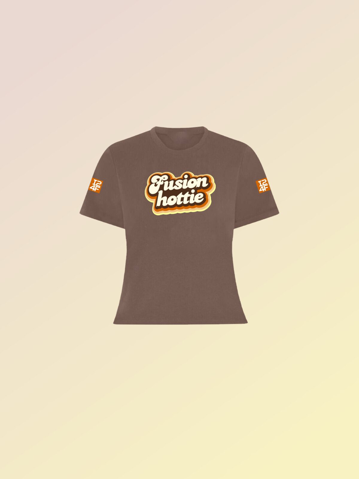 I24Fusion Hottie CropTop - Brown
