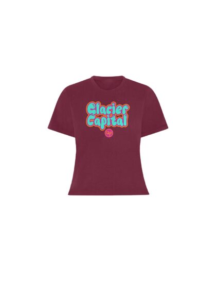 I24f Glacier Capital CropTop - Burgundy