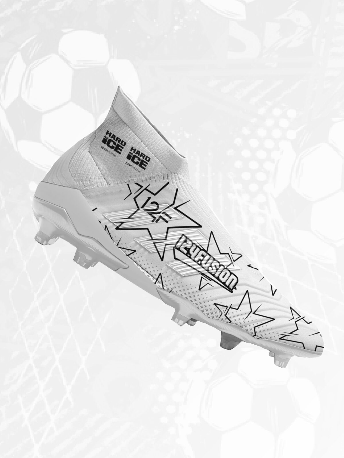 I24F Soccer Star Cleat Boots - White - Image 2