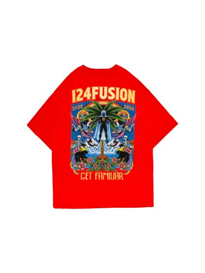 I24F Fantasy Fusion Park Tshirt Red