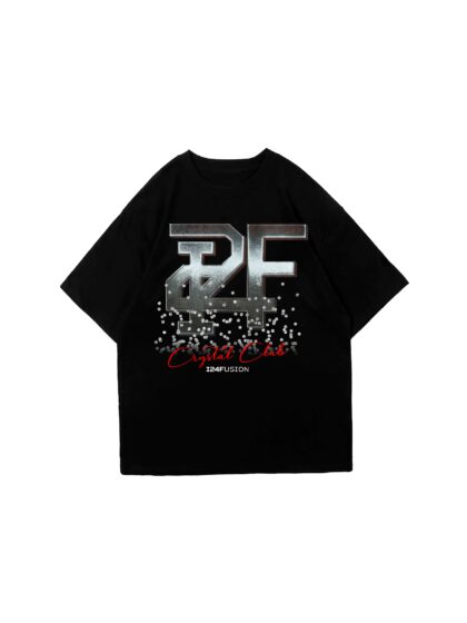 I24F Logo Block Tshirt Black