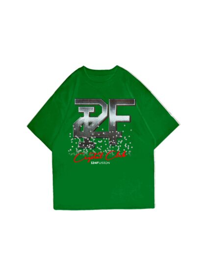 I24F Logo Block Tshirt Green