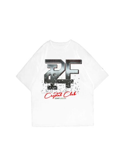 I24F Logo Block Tshirt White
